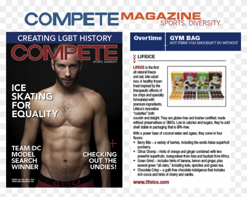 Compete Magazine - Barechested Clipart