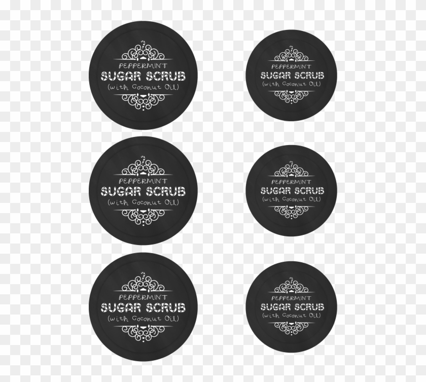 Mason Jar Labels For Peppermint Sugar Scrub - Sugar Scrub Mason Jar Label Clipart #1379036