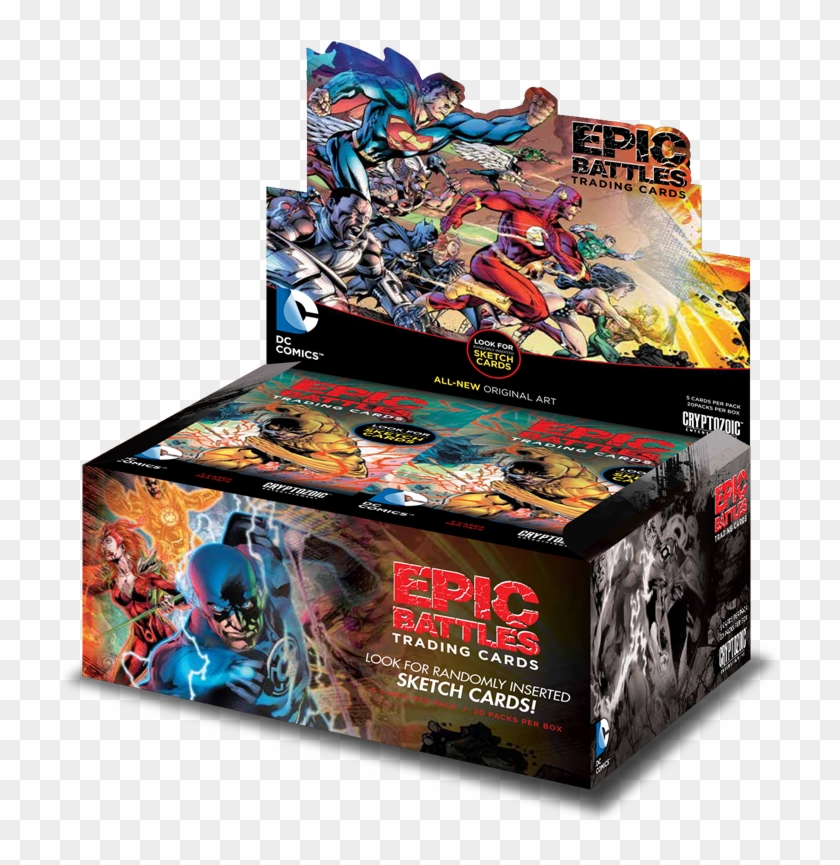 Dc Comics Epic Battles Trading Cards - Collector Cards Dc Comics Clipart