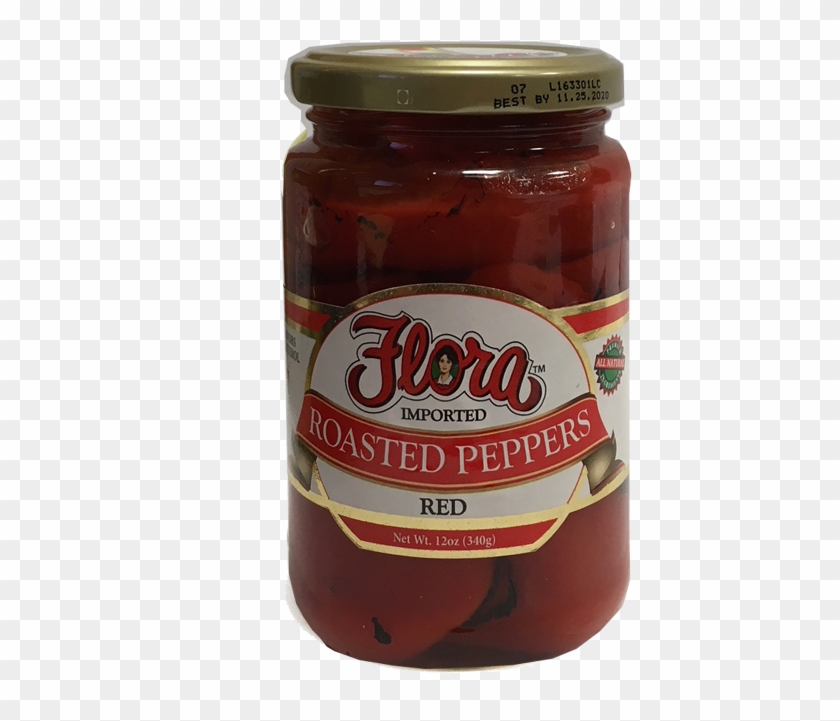 Roasted Red Peppers 12oz - Flora Pepper Hulls Clipart