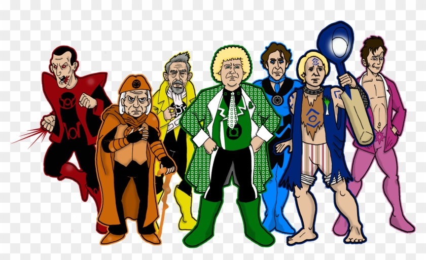 Over The Past Week I've Chosen A Different Incarnation - Doctor Who Lantern Corps Clipart
