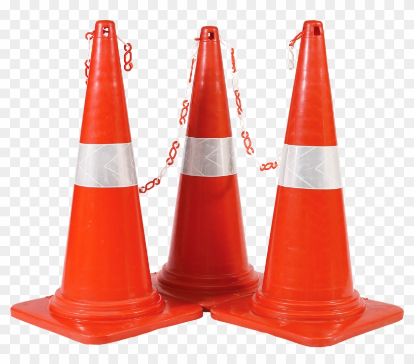 Traffic Cone Png Transparent Image - Vector Traffic Cones Png Clipart #1379335