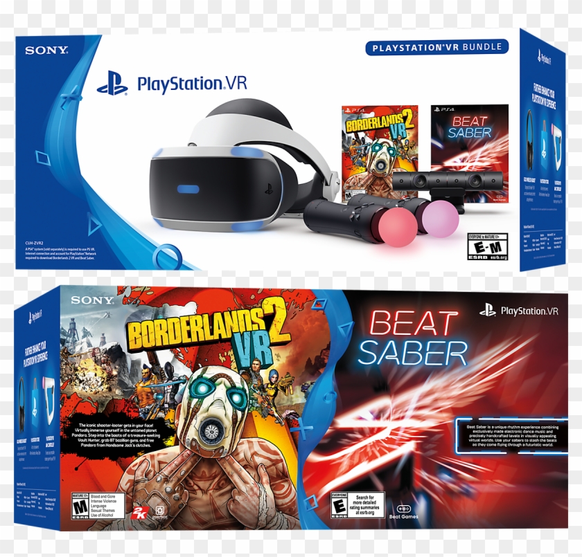 Wario64 على تويتر - Playstation Vr Borderlands 2 Vr And Beat Saber Bundle Clipart #1379446