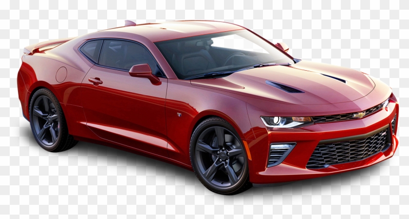 Chevrolet Camaro Cherry Red Car - Red Camaro Convertible 2016 Clipart #1379690
