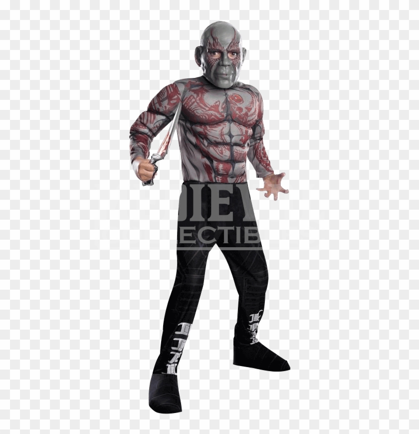 Kids Deluxe Drax The Destroyer Costume - Drax Costume Clipart #1379726