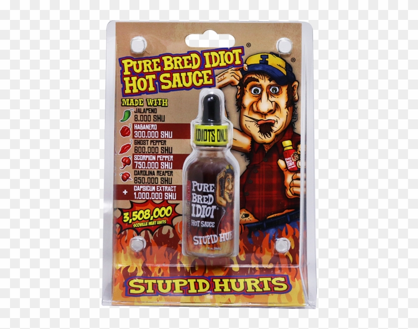 Purebred Idiot Hot Sauce Available At Pepper Explosion - Ass Kickin' Pure Bred Idiot Hot Sauce Clipart