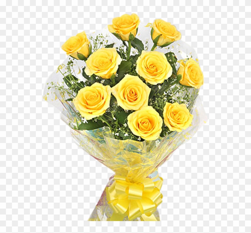 Beautiful Yellow Rose Bouquet Clipart