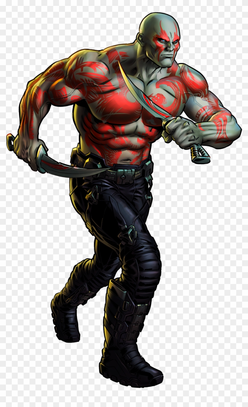 Habilidades, Força Sobre-humana, Resistência, Velocidade - Drax The Destroyer Comic Png Clipart