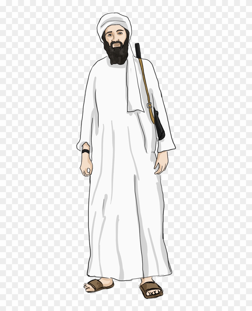 Osama Bin Laden Robe , Png Download - Illustration Clipart