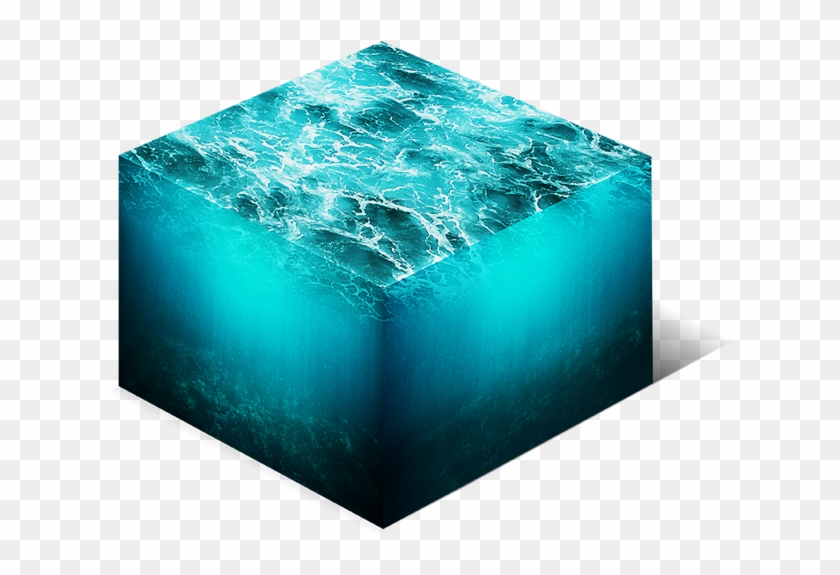Vector Textures Water - Cube Water Clipart