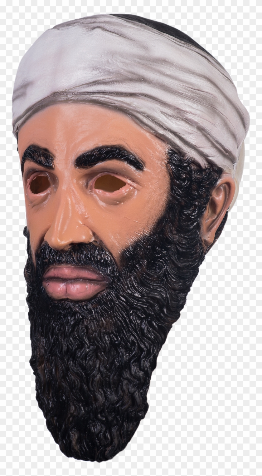 The Mask Biz Dangerous Osama Bin Laden Mask Latex Party - Face Mask Clipart #1380844