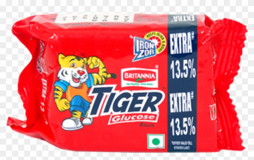 Britannia Tiger Glucose 133gm - Britannia Biscuits Clipart #1381008
