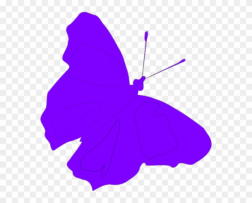 Purple Butterfly Hi Clipart