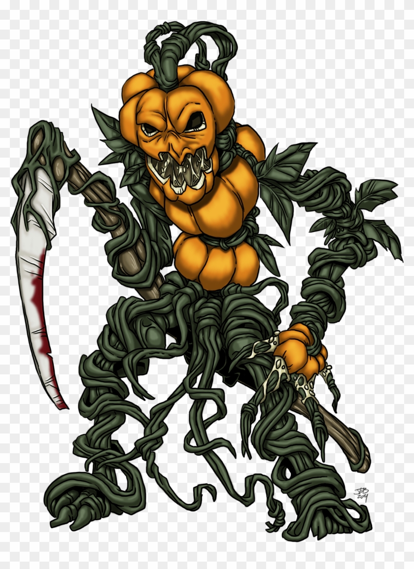 Image1 - Pumpkin Golem Png Clipart #1381087