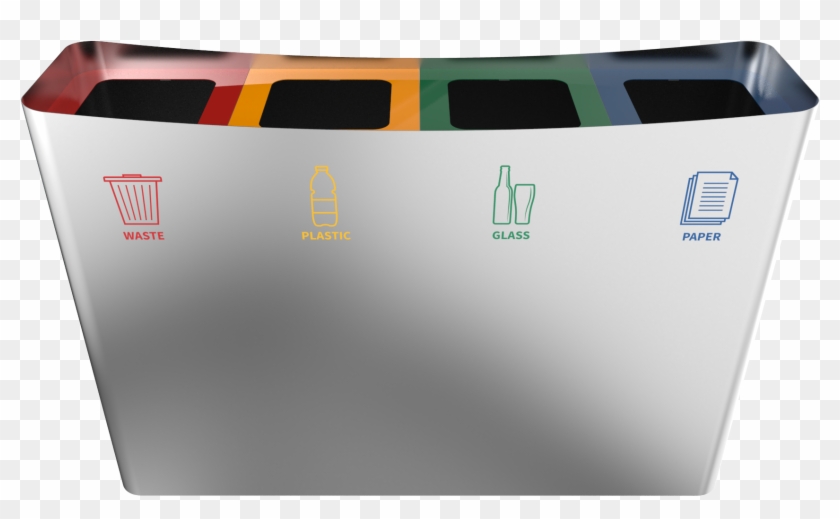 Simple Recycling Bin Solution - Office Equipment Clipart #1381193