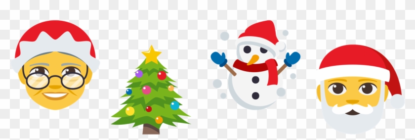 Christmas Themed Emojis Still Available For Gold Level - Christmas Tree Clipart #1381319