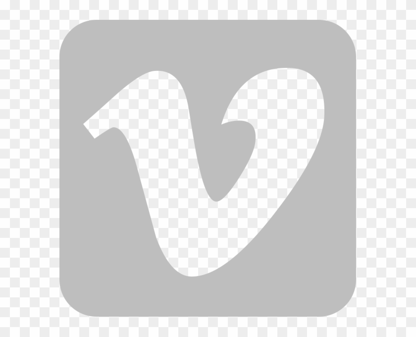 Dark Gray Vimeo 3 Icon Free Site Logo Icons - Vimeo Logo White Png Clipart