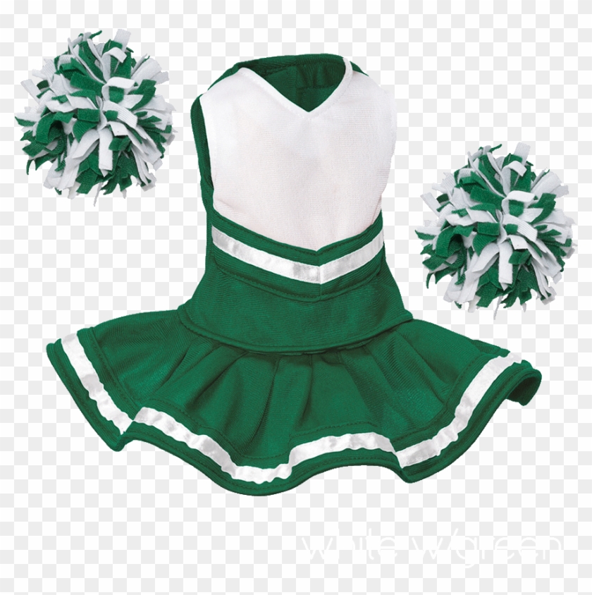 Cheerleader Outfit - Red And White Cheer Uniform Clipart #1381458