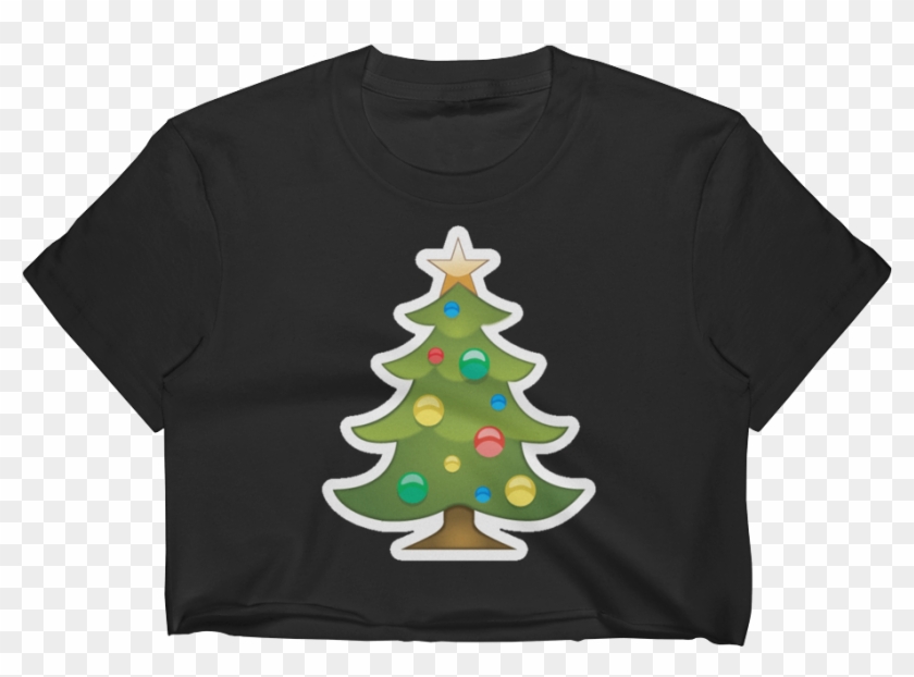 Emoji Crop Top T Shirt - Christmas Taco Clipart