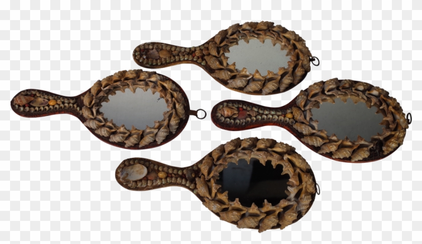 Shell Hand Mirrors - Spoon Clipart #1381481