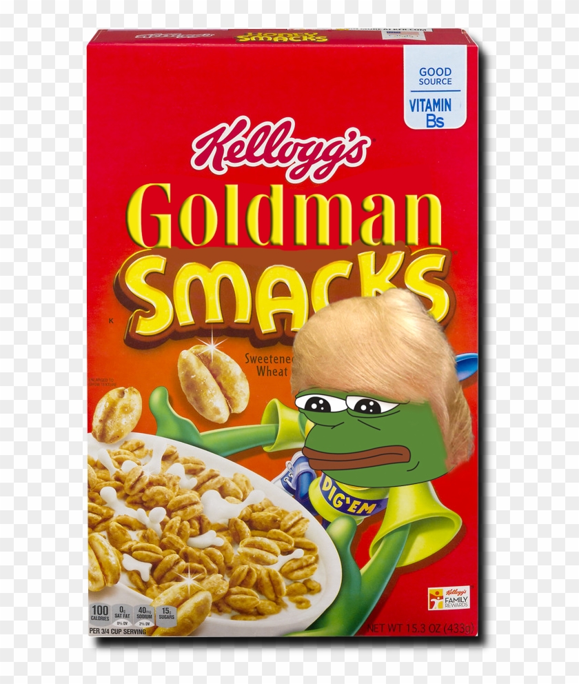 Goldman Sachs Trump Memes Rare Pepe Honey Smacks Cereal - Honey Smacks Cereal Box Clipart #1381728