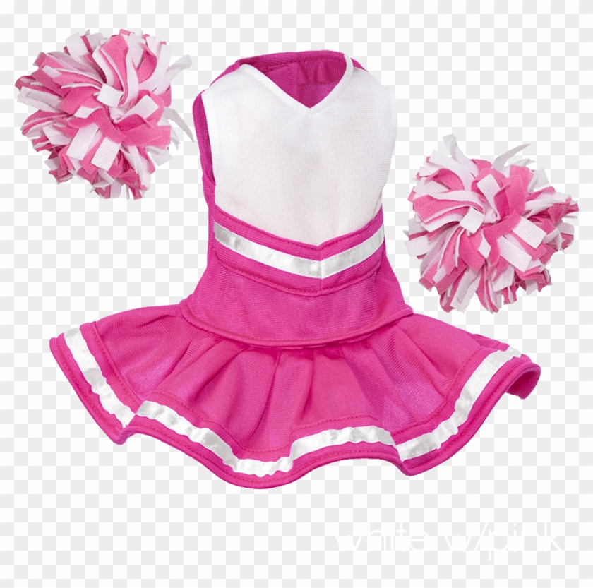 Bearwear Cheerleader Outfit - Red And White Cheer Uniform Clipart #1381925