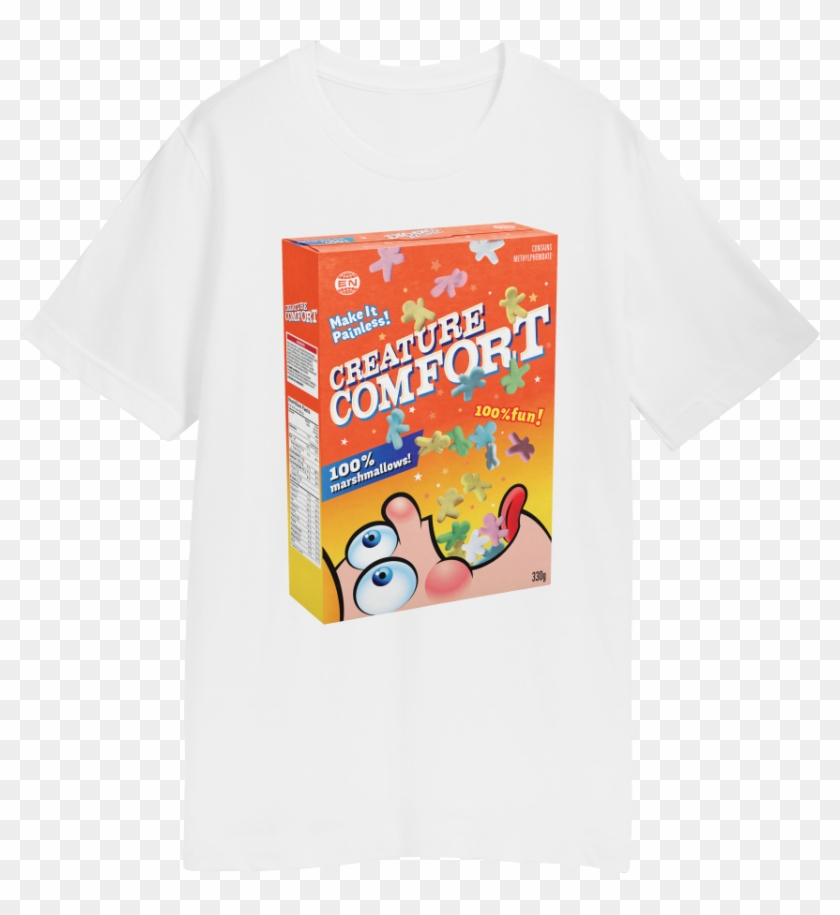 Creature Comfort Cereal Box T-shirt - Maggie Rogers T Shirt Clipart #1382240