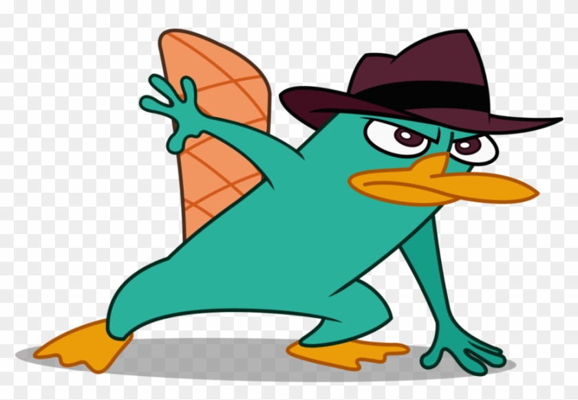 Perry The Platypus Png - Fedora Perry The Platypus Clipart #1382396