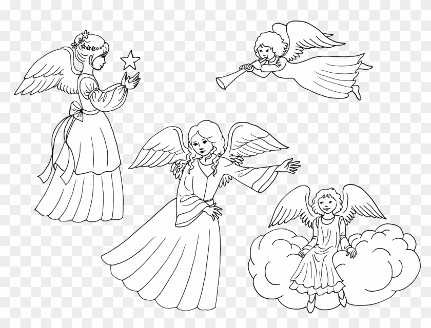 Big Image - Lineart Female Arms Png Transparent Clipart