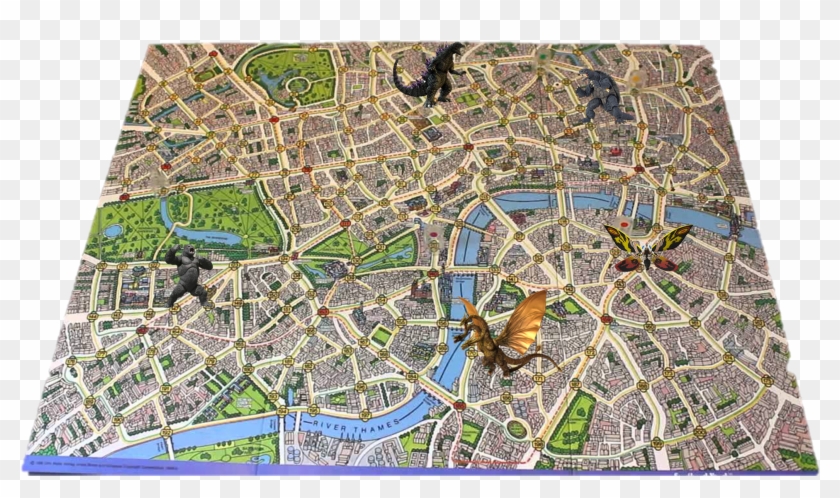 Artwork From The Book - Scotland Yard Board Game Clipart