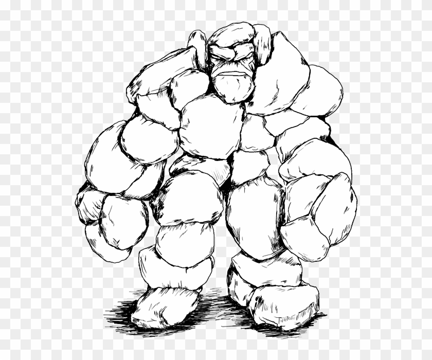 2017 09 09 Golem - Illustration Clipart