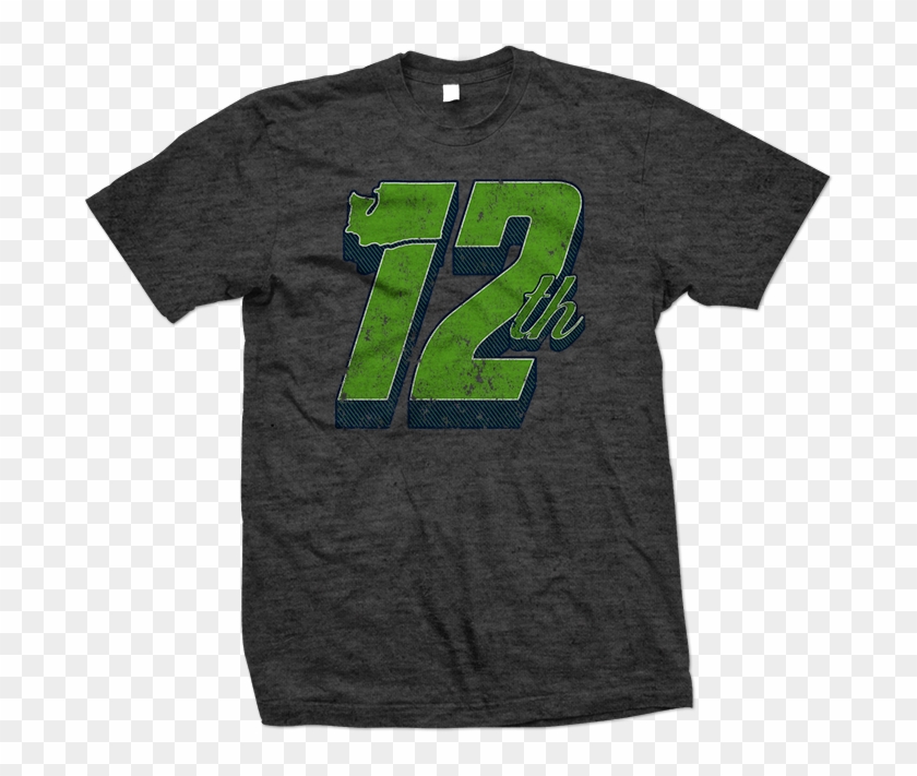 Seattle Seahawks 12th Man Design Transp - T Shirt Clipart #1382683