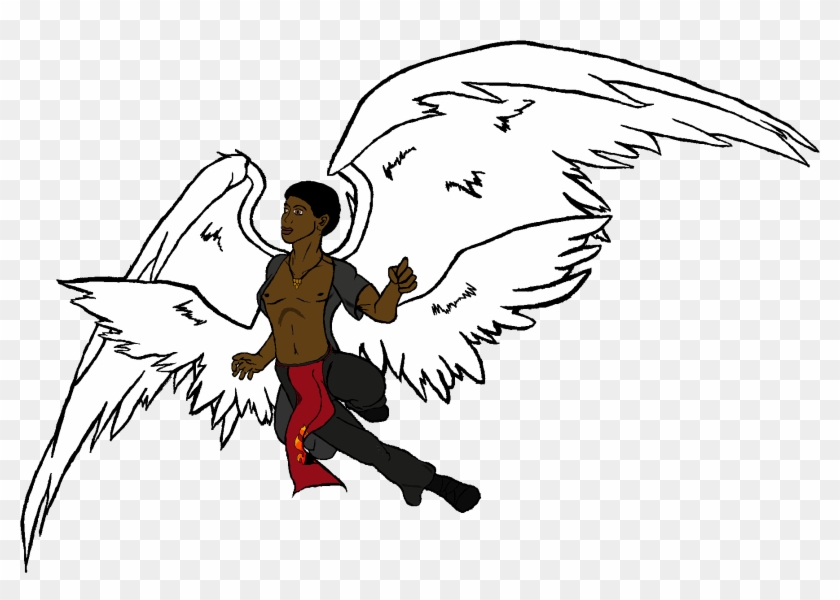 Male Angel Ref - Illustration Clipart