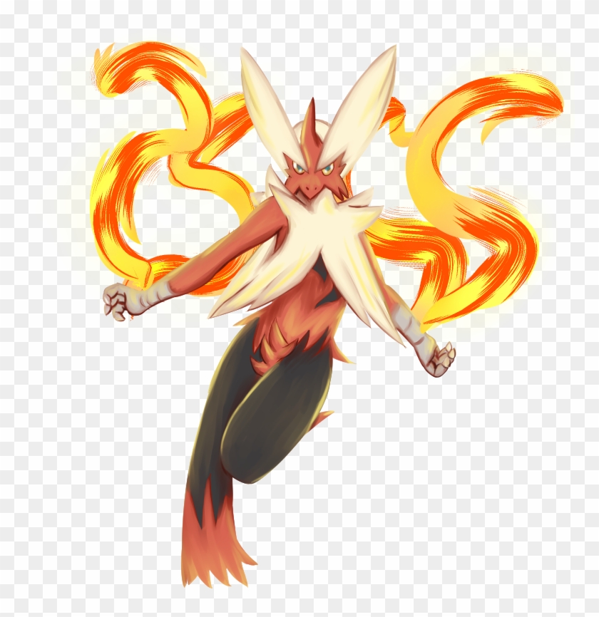 Mega Blaziken - Transparent Mega Blaziken Clipart