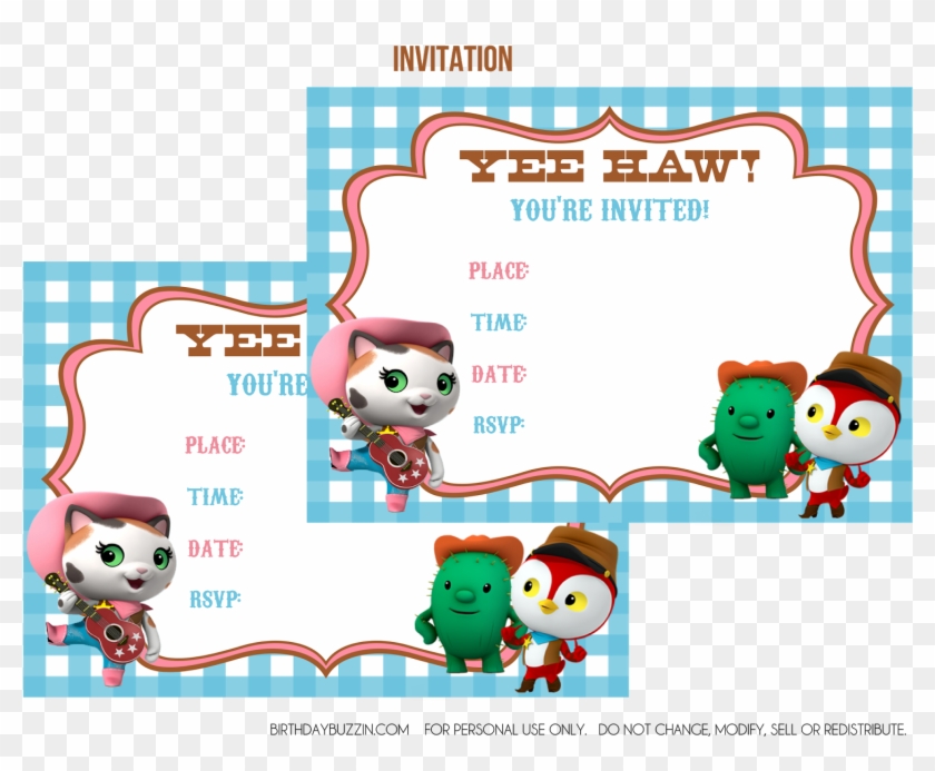 Full Size Of Sheriff Callie Birthday Invitations Free - Sheriff Callie's Wild West Clipart