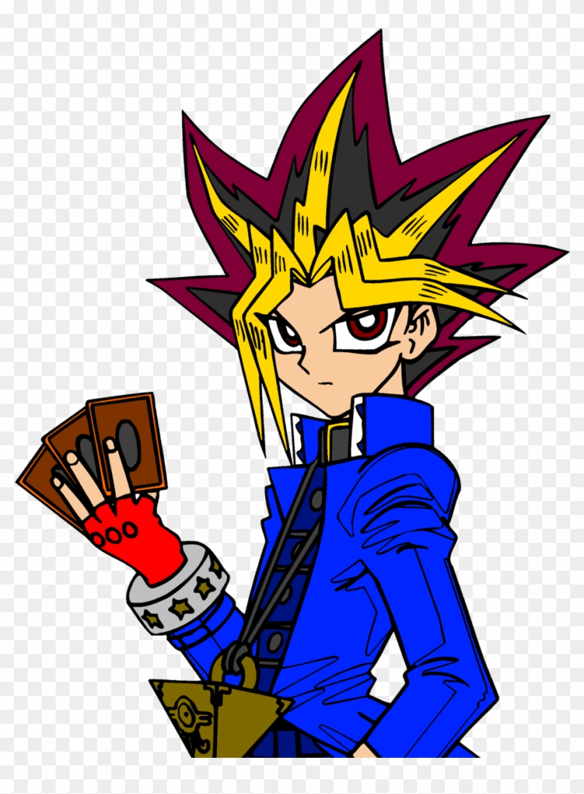 Yugioh Hair Png - Yami Yugi Yu Gi Oh Coloring Pages Clipart #1383069