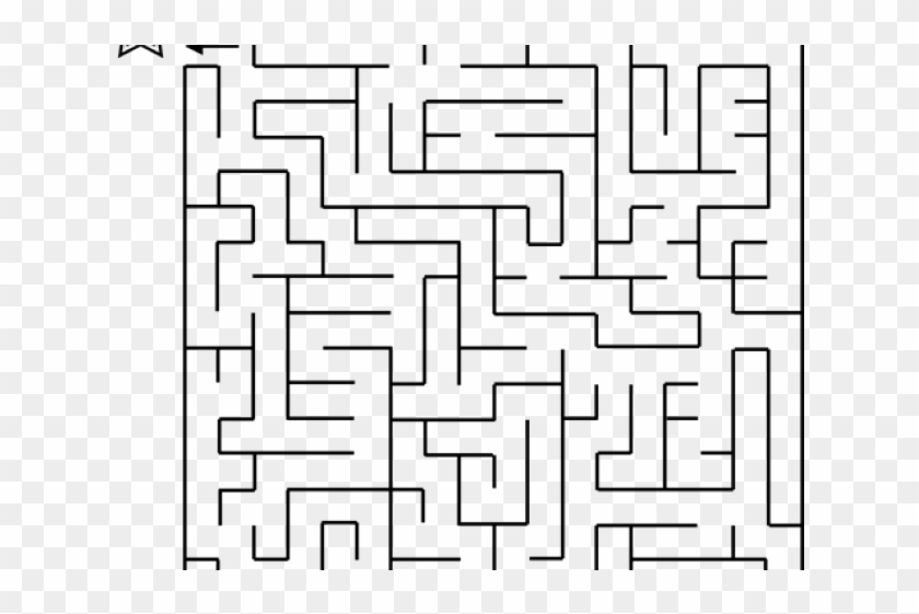 Drawn Maze Cereal Box - Maze And Labyrinth Clipart