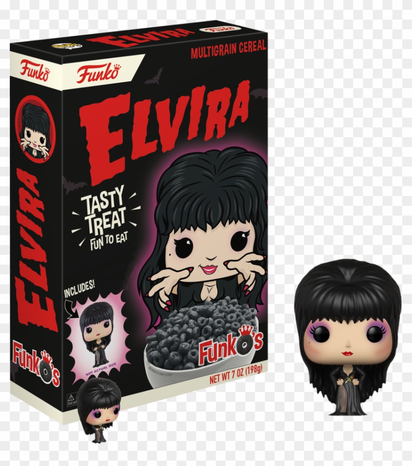 Elvira - Elvira Cereal Hot Topic Clipart #1383350
