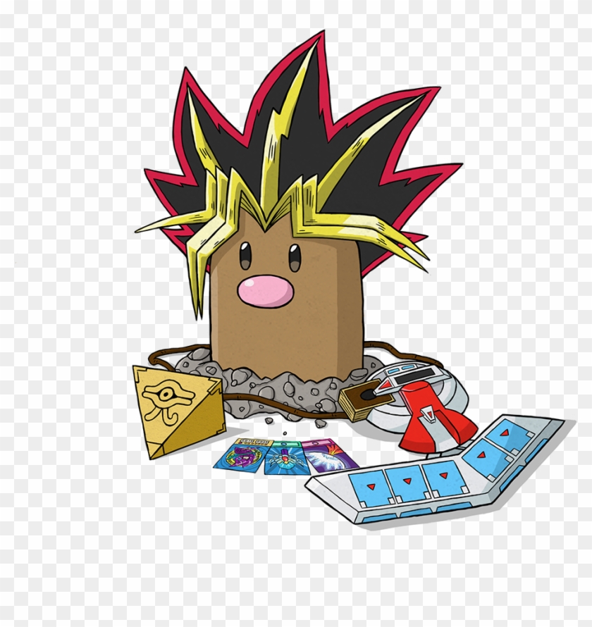 Diglett As Yami Yugi Clipart #1383411