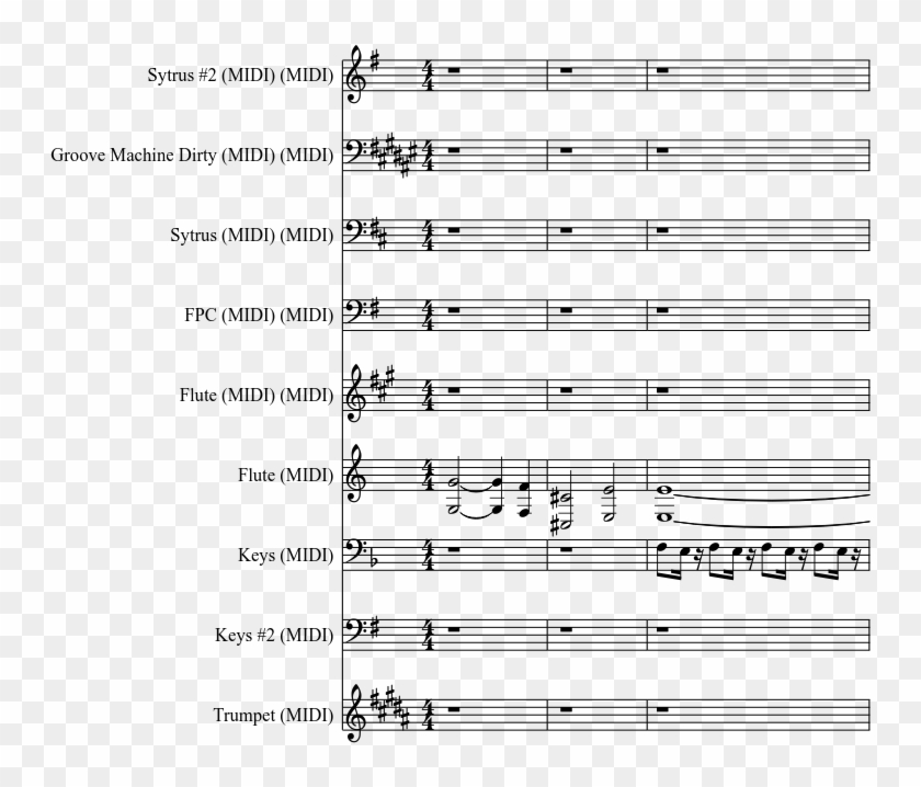 Sheet Music 1 Of 24 Pages - Yugioh Theme Violin Sheet Music Clipart #1383963
