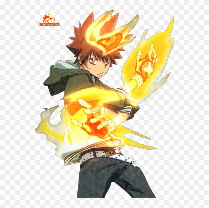 Nikoking's Signature And Avatar Shop - Katekyo Hitman Reborn Tsuna Png Clipart #1384432