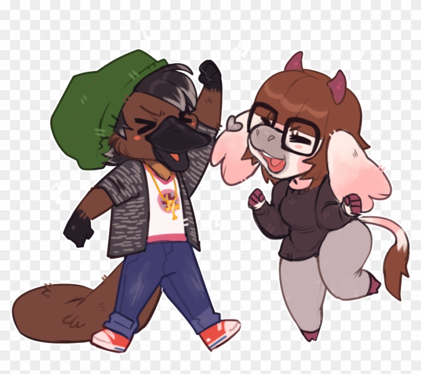 Details - Platypus Fursona Clipart