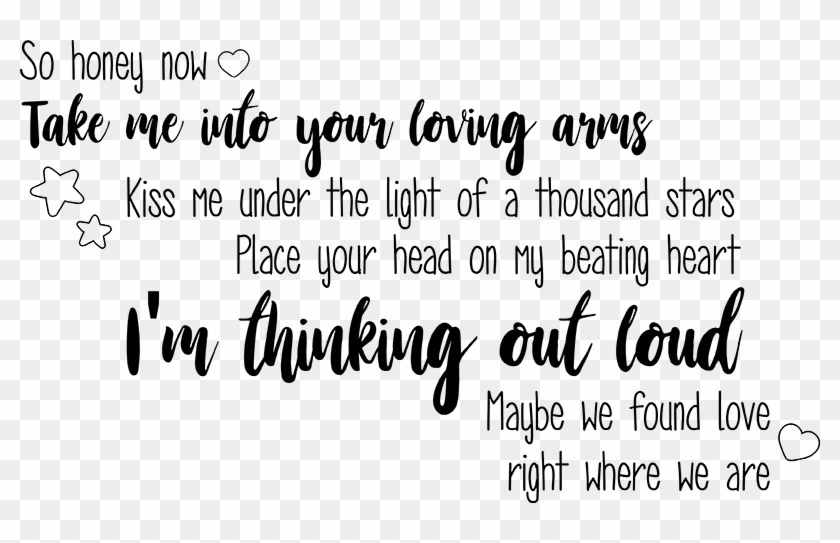 Ed Sheeran Lyrics Wall Text Sticker - Ed Sheeran Lyrics Clipart