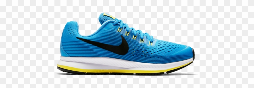 Nike Zoom Pegasus 34 Gs Blue Black Kids Running Shoes - Vans Old Skools Blue Clipart