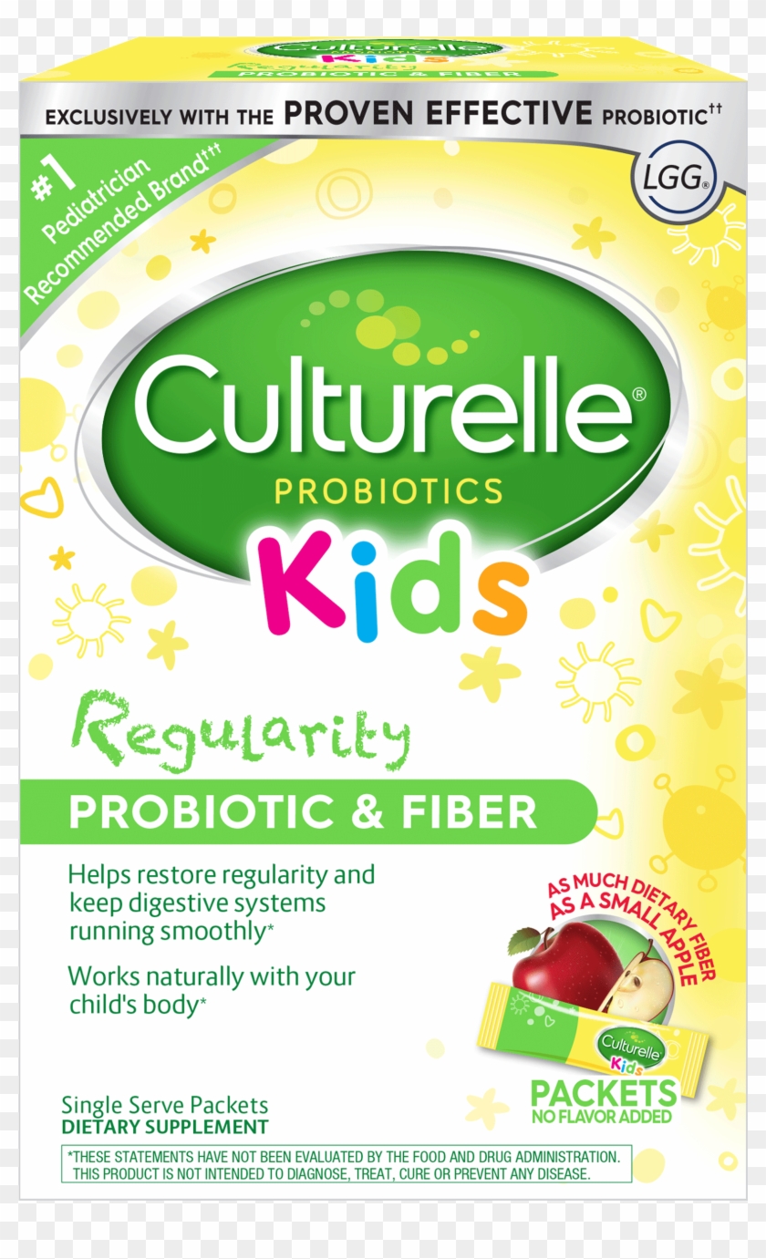 Culturelle® Probiotics Kids Regularity Packets - Culturelle With Fiber Clipart #1384788
