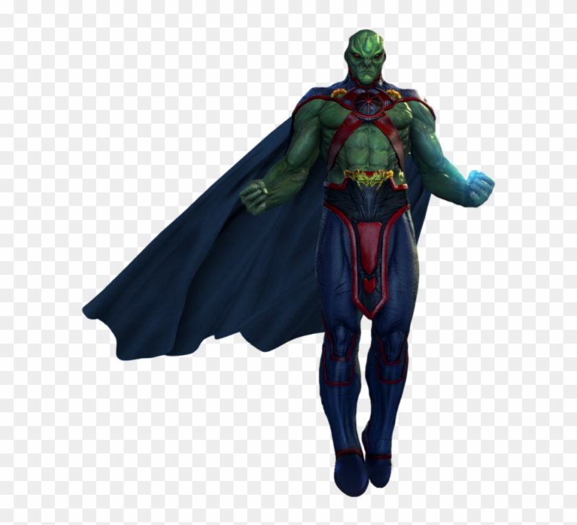Martian Manhunter Png - Martian Manhunter White Background Clipart #1384815