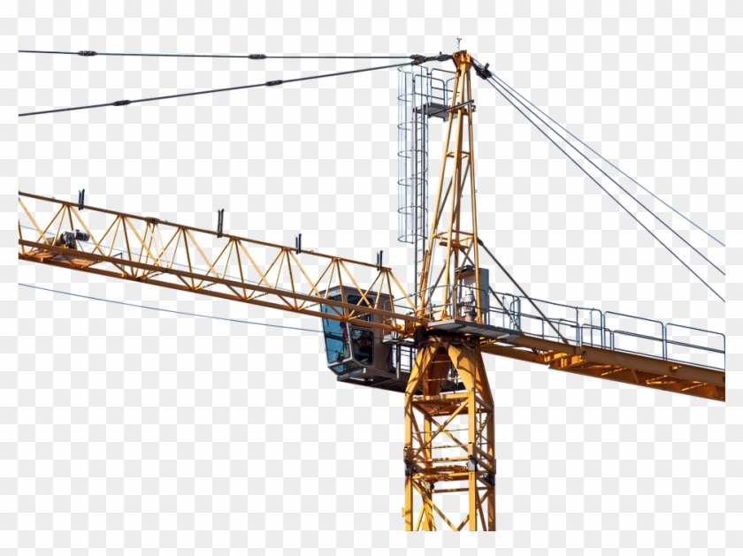 Gru Si Inclina Nel Centro Storico - Crane Clipart