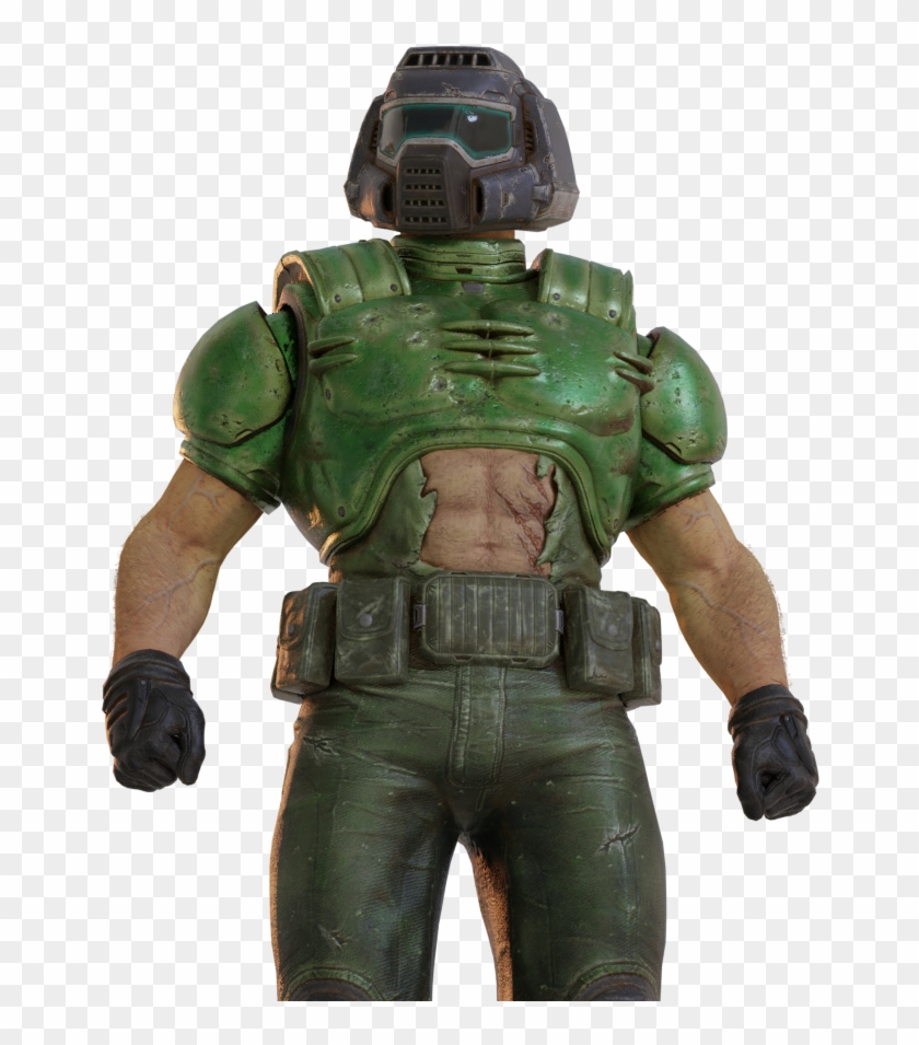 Doom Guy [qc Render] By The Doom Man In R/doom - Doomguy 64 Render Clipart