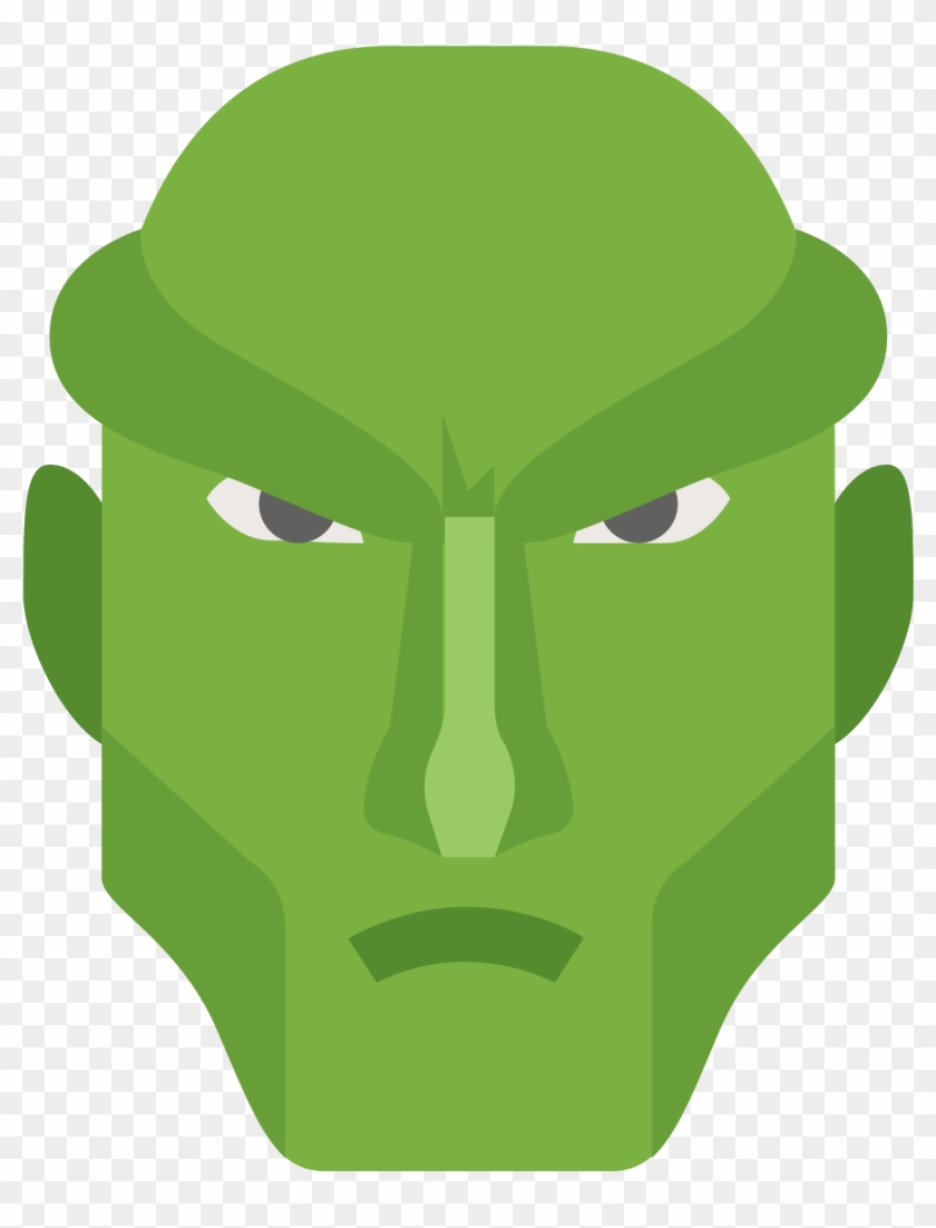 Martian Manhunter Icon - Illustration Clipart #1385106