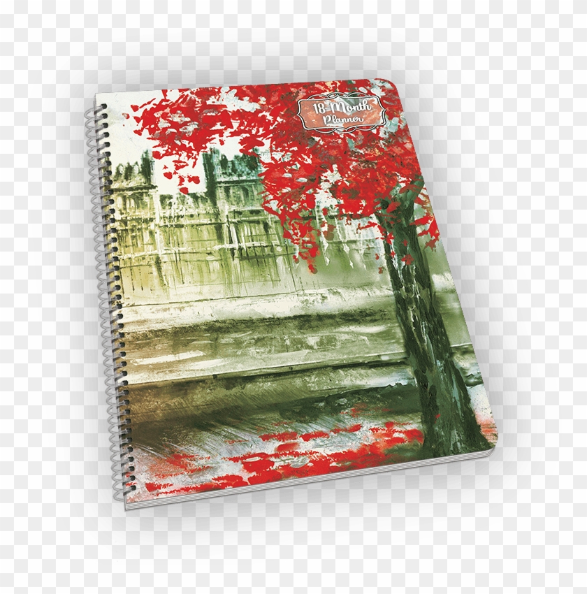 Spiral-bound Notebook With Big Ben Painting - Birch Clipart #1385417